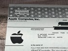 Vintage 1980 s Apple Stock Certificate Print Photocopy