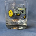 Vintage John Deere Model A 1938 Rocks Glasses Set 3 Waterloo Iowa Promo Whiskey