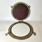 11 5  Brass Porthole Mirror Nautical Large Working Window Ship Cabin Wall Decor
