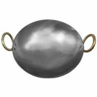 Traditional Iron Deep Kadai frying Pan For Cooking  Iron Fry Kadhai 8inch