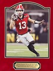 Georgia Bulldogs 2022-23 National Champions Triple Photos Framed   Matted W Nps