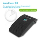 Wireless Car Bluetooth Handsfree Car Kit Speaker Phone Sun Visor Clip Black Au