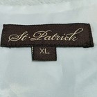 St  Patrick White On White Paisley Formal Vest Wedding Prom Men s Xl
