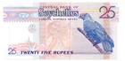 Central Bank Seychelles 25 Rupees  S no 3330x3 Gem U