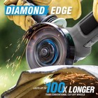 Diamond Bite 4 5 In Cut-off Wheel 7 8 In Arbor  2-pack  Spyder 14002