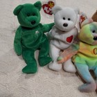 Ty Beanie Babies Plush Teddy Bear Lot Of 5 W  Tags Vintage 97 Perfect Tags plush