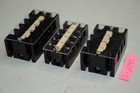 Sato Ml-11 3   4 Pole Terminal Block Lot Of 3 250   500 Volt 30   50 Amp Used