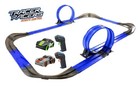 Tracer Racers Glow Dark Super Loop Speedway Track Set 2 Cars Dual Racing Blue
