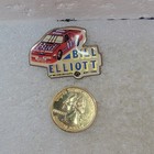 Vintage Nascar Bill Elliott Budweiser King Of Beer Enamel Lapel Pin Made In Usa