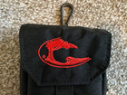 Sentinel Golf Rangefinder Case Waterproof Zip Ocean Forest Golf Club Black red