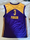 Y2k 2010s Official Adidas Wnba Los Angeles Sparks Cadence Parker Jersey Size M