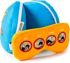 Beatles Yellow Submarine Relaxeazzz Plush Round Travel Pillow   Eye Mask Set