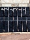 Amnora Sterling Silver Set Of Six Art Deco Cocktail Picks - Original Box