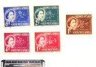 South West Africa 1953 Coronation Postage Stamps Lot Of 5 Sc 244-248 Mnh
