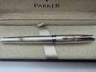 Parker Sonnet Rollerball Pen Deluxe Silver Star - Silver Clip 0 5mm Black Ink