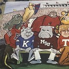 Vintage Print Of 10 Classic Sec Mascots  1969  By Harry Lee  chig  Biggers  Jr 