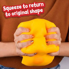 10cm Jumbo Cheese Squishy Slow Rising Stress Relief Squeeze Toy Yellow Soft Foam