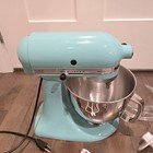 Kitchenaid Artisan Ksm150psaq Aqua Sky 5qt Stand Mixer W  Attachments