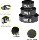 9 Inch Nonstick Springform Cake Pan     Carbon Steel Cheesecake Bakeware