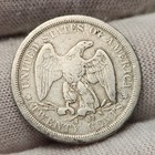 1875 S San Francisco Mint Twenty Cent Piece 20c 90  Silver Coin - Q-85s2