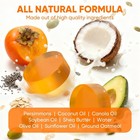 2 Pcs Natural Persimmon Soap Bar For Body Odor Control  Organic Body Wash Soap F