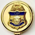 Cbp Nation Id Holder With All Metal Case Retractable Reel
