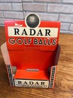 Vintage Radar Golf Balls Store Counter Top Display Advertising Sign