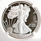 2019-w Silver Eagle   Early Releases Blue Label  Ngc Pf70ucam  Inv 009