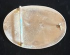 Vintage Alpaca Silver Abalone Shell And Mother Of Pearl Inlay Belt Buckle Unisex