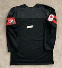 New  Nike Men s 2022 Olympics Team Canada Black Replica Hockey Jersey Sz Medium