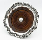 Pair Antique Bottle Coasters Old Sheffield Plate William Iv C1830