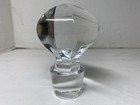 Vintage Large Clear Glass Bottle Stopper