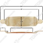 Moose Longboard Skateboad Deck 9 75  X 41 5  Drop Down Cruiser Maple