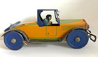 1940 s Louis Marx   Co   royal Coupe  Tin Litho Windup - Excellent Condition