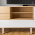 French Decorative Wooden Table Legs For Coffee Furniture Replacement