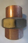 New Elkhart Epc 1-1 2  X 1-1 2  Union Copper   Brass Coupler Pipe Fitting Cxc