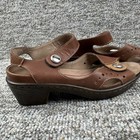 Klogs Sandals Womens Size 8 5 M Shoes Heels Leather Comfort Strap Open Toe