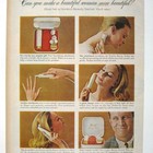 New Norelco Beauty Sachet Grooming Kit Vintage Print Ad 1960s Mod Christmas