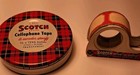 3m Scotch Rare Write On Label Dispenser   Cellophane Tape Can Metal Vintage 
