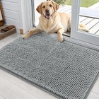 Dog Door Mat For Muddy Paws Absorbs Moisture Dirt Non Slip Washable Microfiber