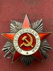 Soviet Order Of The Patriotic War 2st Class Red Star Order Mil  Merit Original  