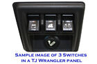 12 Volt Rocker Switch Parts For Tj Jeep Wrangler Or Xj Cherokee