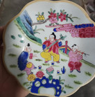 Nice Chinese Antique Collectable Art Hand Famille Rose Porcelain Figure Plate