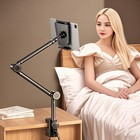 Universal Tablet Mount Holder Flexible Long Arm Clamp For Bed Desk Phone Holder
