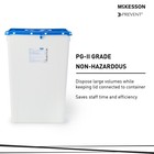 Mckesson Prevent Pharmaceutical Waste Container 18 Gal  Vertical Entry Case Of 7