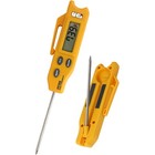 Folding Pocket Digital Thermometer Yellow    58 To 572  f Magnetic Mount Hvac Probe