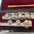 Yamaha Yfl-451 Flute Silver Professional Model Used With Hard Case  Soft Case