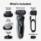 Series 5 5050cs Electric Razor  For Men   wet dry Foil Shaver With Trimmer  Silver