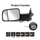 Tow Mirror For 09-18 Dodge Ram 1500 2500 3500 Power Heated Signal Left Side Lh