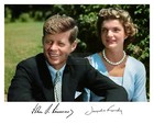 President John F  Kennedy Jfk   Jackie Kennedy Autographed 8x10 Framed Photo